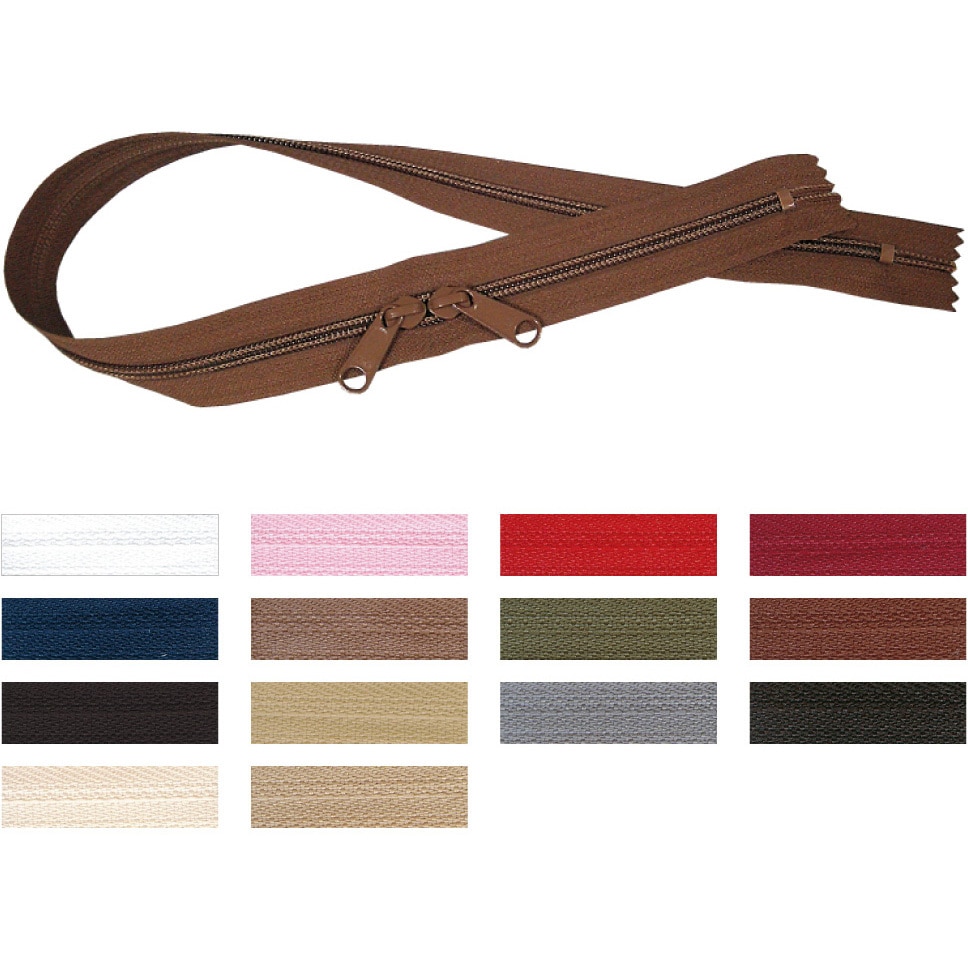 5CN60-572 コイルファスナー(両開) YKK 長さ60cm 1袋(5本) 5CN60