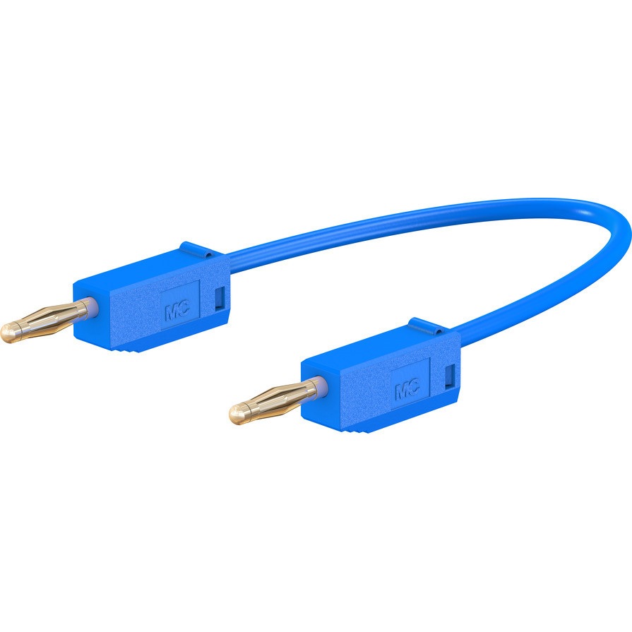 28.0039-04523 2mmテストリード ストーブリ / マルチコンタクト 青色  1セット(10個)