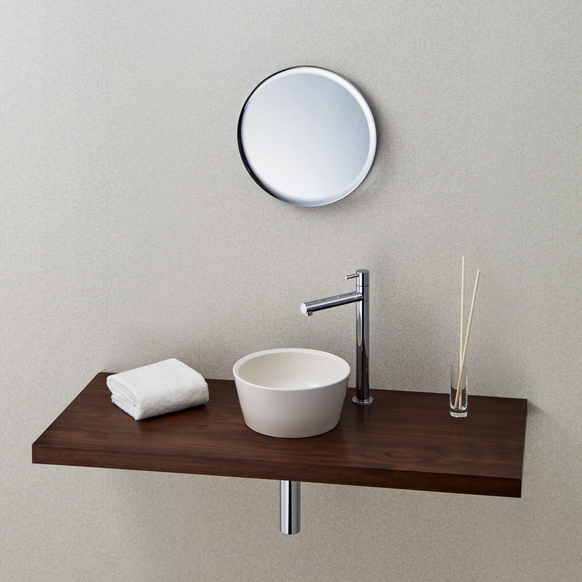 CMLF-1439465 置き型手洗器Φ275(モノクローム・シリーズ/練色) LSM5-NE (CMLF1439465) 置き型手洗器Φ275(モノクローム・シリーズ⁄墨染) LSM5-SU(代引・同梱不可)