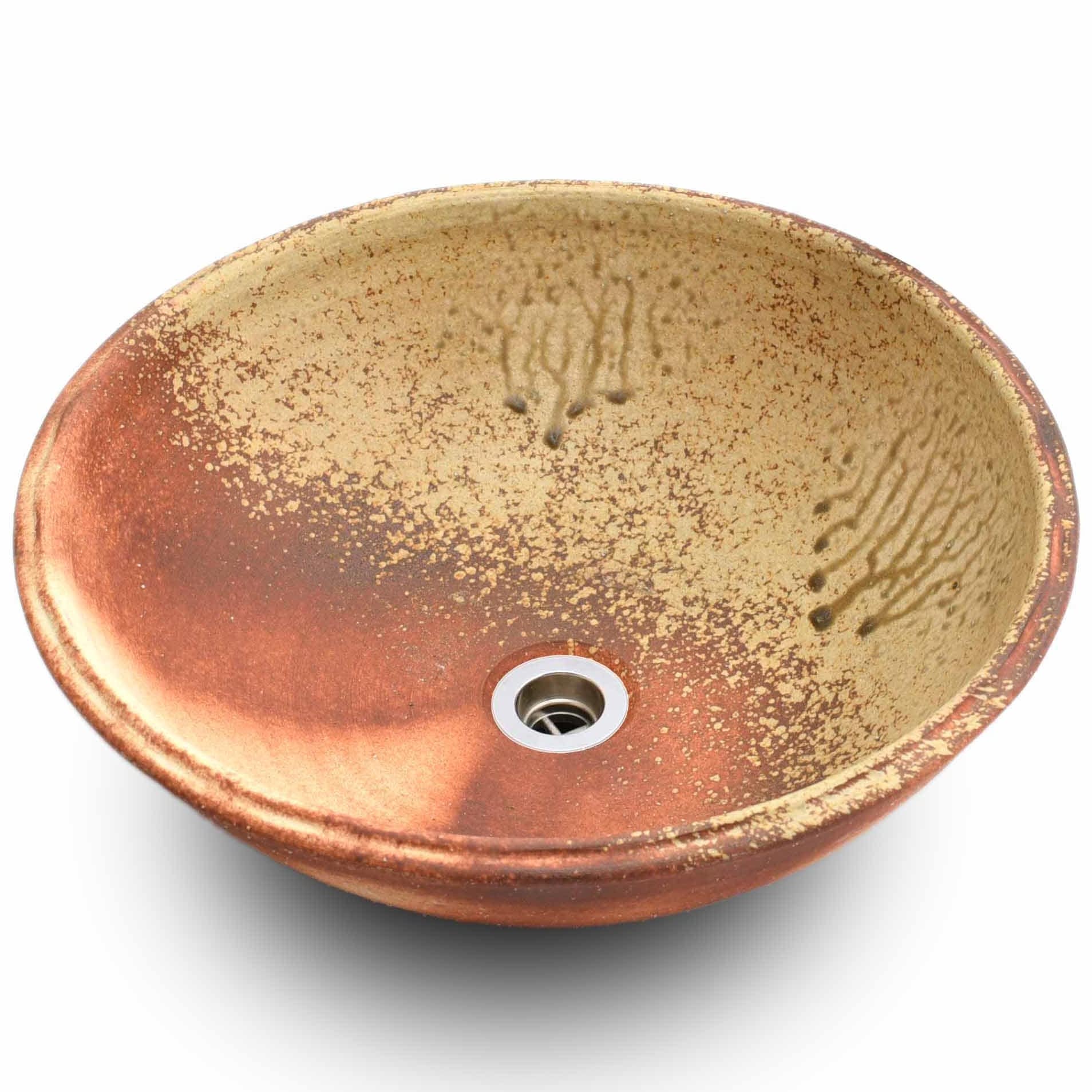 001-40 手洗い鉢 炎杉灰(ほのうすぎはい) 1個 利休信楽 【通販モノタロウ】