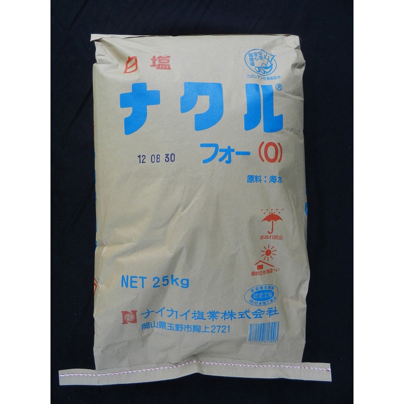 ナクルフォー0(※非食塩) 1袋(25kg) ナイカイ塩業 【通販モノタロウ】