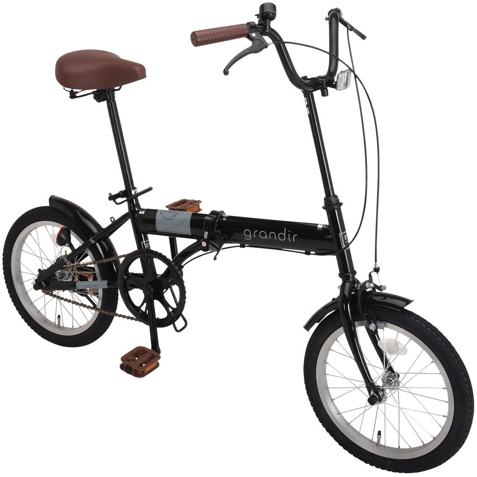 67028 Grandir GR-16 折りたたみ自転車 GRANDIR グリーン色