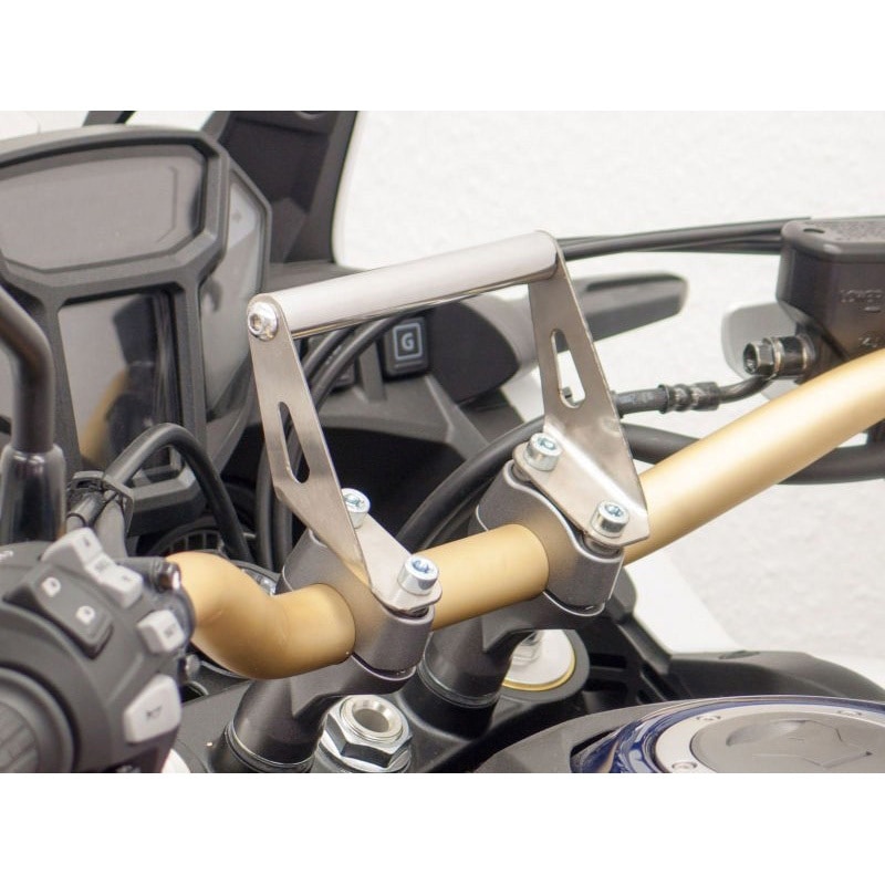 6214 デバイスホルダー ロー18 mm チューブ サイドパネル ステンレス， チューブ ブラック 1個 Fehling (フェーリング) 【通販モノタロウ】