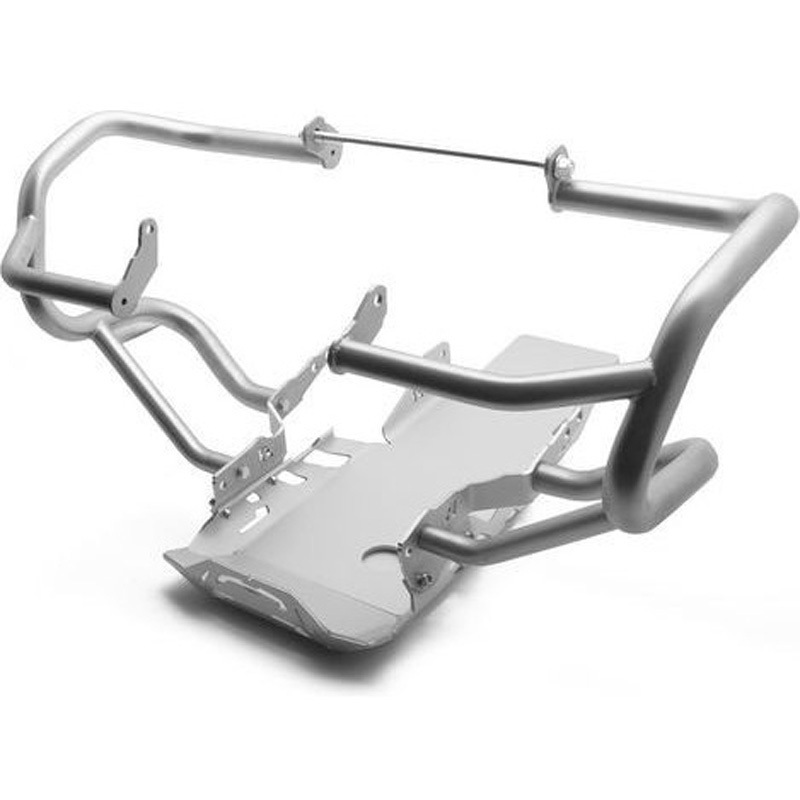 R114-3-1006 クラッシュバー & スキッドプレートシステム BMW R 1200 GS Adventure 水冷 - Triple ブラック (グレー) バー/シルバープレート 1個 Altrider (アルトライダー) 【通販モノタロウ】