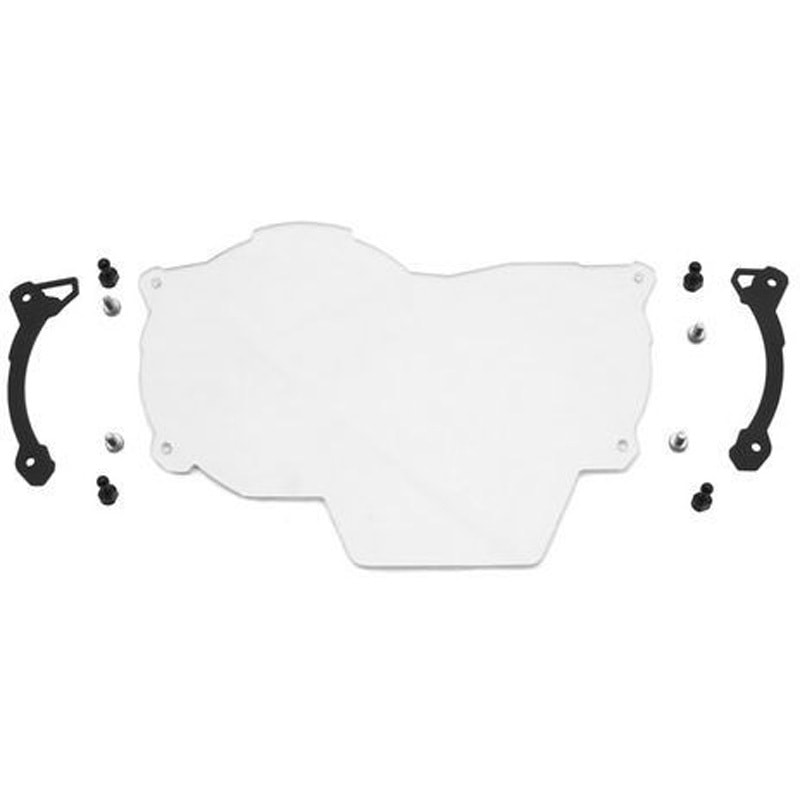 R113-2-1135 クリアヘッドライトガード エクステンションレンズ BMW R 1200 GS 水冷 (2013-2016) - ブラック 1個 Altrider (アルトライダー) 【通販モノタロウ】