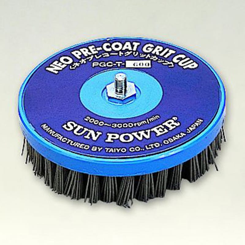 PGC-T600 ネオ プレコートグリットカップ(ネジ付) 板金補修用 SUN