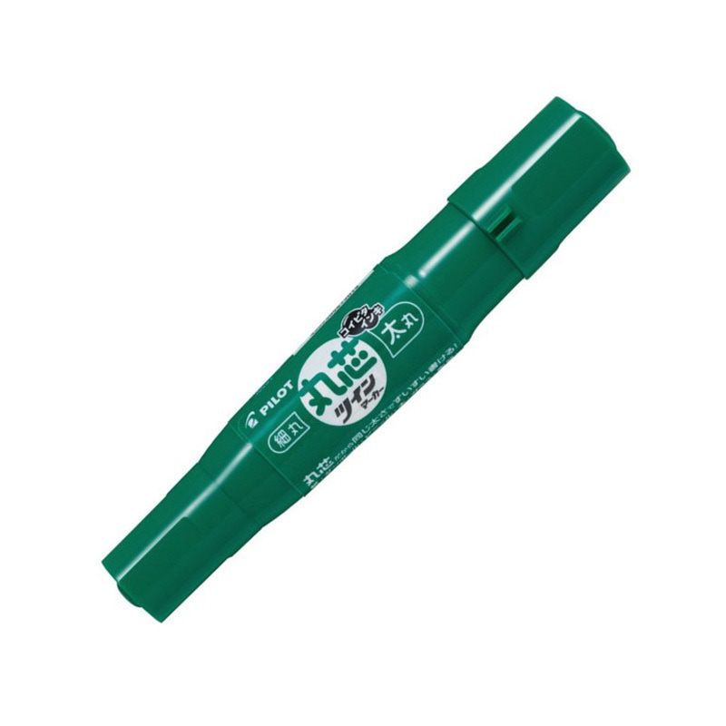 MFN15FBM-GN 丸芯 ツインマーカー 細・太 パイロット グリーン 入数1