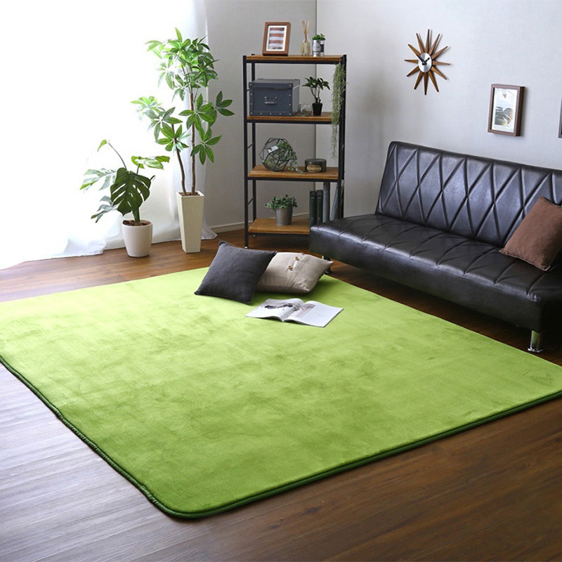 TRG-L-YBE 高密度マイクロファイバー・低反発ラグマットLサイズ(190×240cm)オールシーズン対応|リウル 1枚 ホームテイスト 【通販モノタロウ】 7,738円
