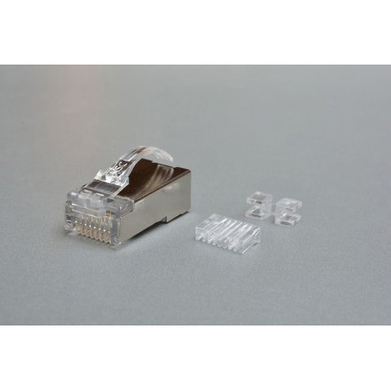 NSP624-S Cat6 シールドモジュラープラグ(ラビットラッチ) 日本製線 1