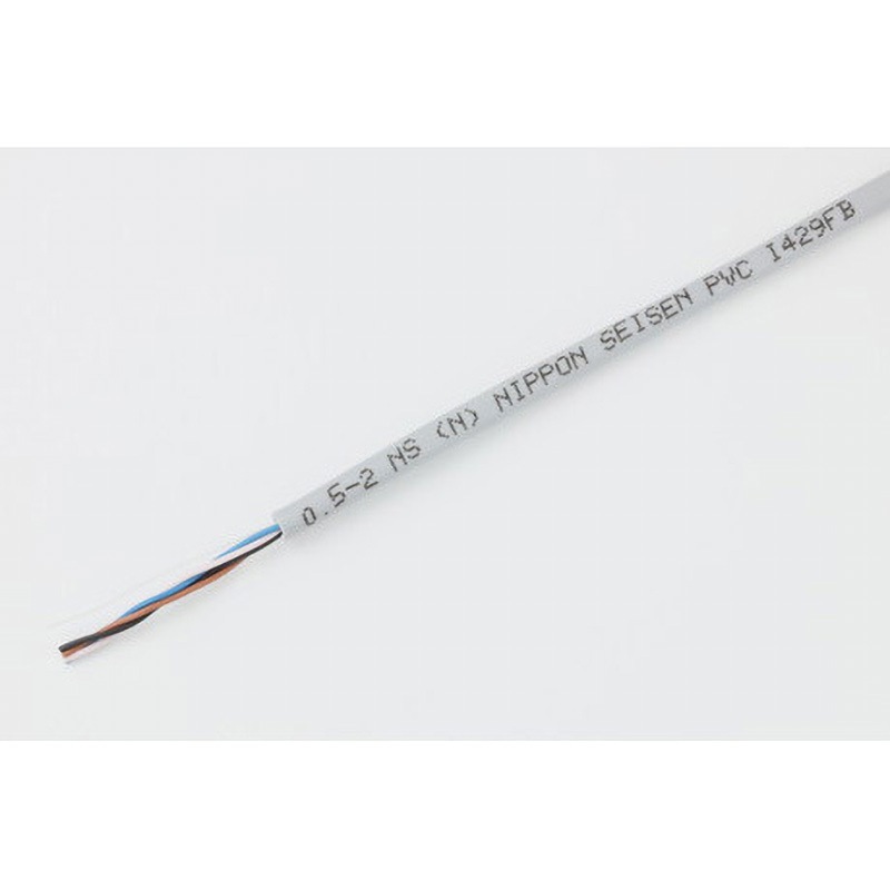 0.65-3 NS (N) グ 0．65mm*3対 NSケーブル (グレー) 日本製線 長さ200m 1箱