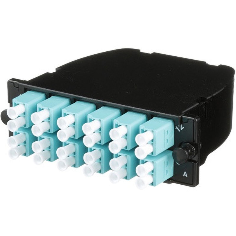 FC2XO-24-10AS Opticom QuickNet 光ファイバーカセット PANDUIT(パンドウイット) LCデュプレックス仕様 アクア色