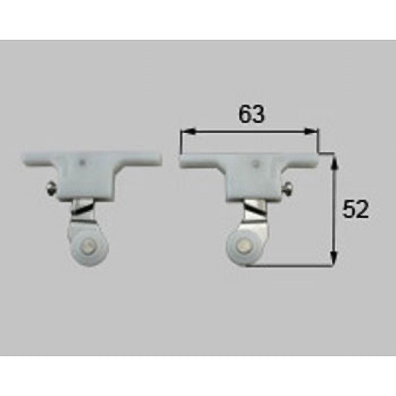 A8LC1025ST 浴室引戸用上戸車 新日軽(LIXIL) シルバー色