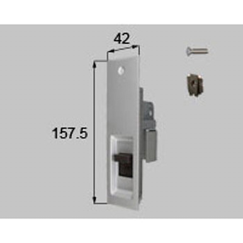 A8DL1726 戸先錠(シリンダー無) 新日軽(LIXIL) 1セット A8DL1726