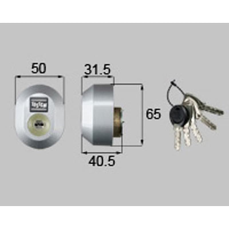 DGZZ3068 シリンダー錠 TOSTEM(LIXIL) グレー色   DGZZ3068建具金物