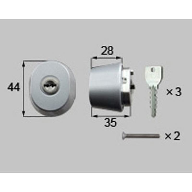 A8DL1346 URシリンダーセット 新日軽(LIXIL) シルバー色   A8DL1346