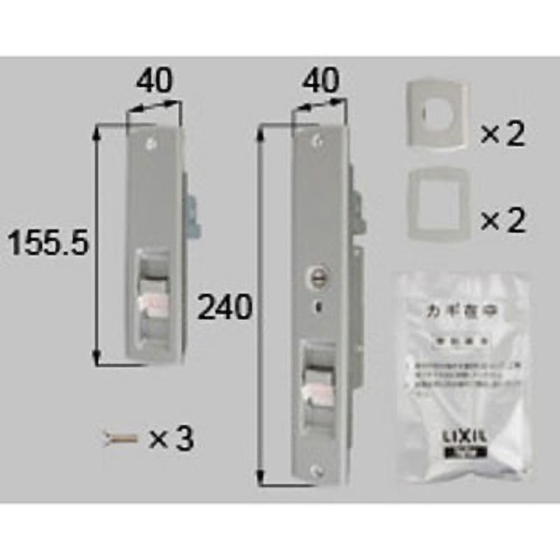 D5GZ1910 シリンダー錠 TOSTEM(LIXIL) グレー色   D5GZ1910 16,546円