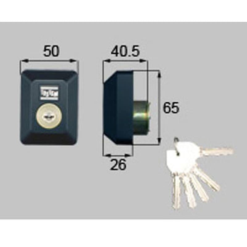 D5GZ1908 シリンダー錠 TOSTEM(LIXIL) ブラック色   D5GZ1908