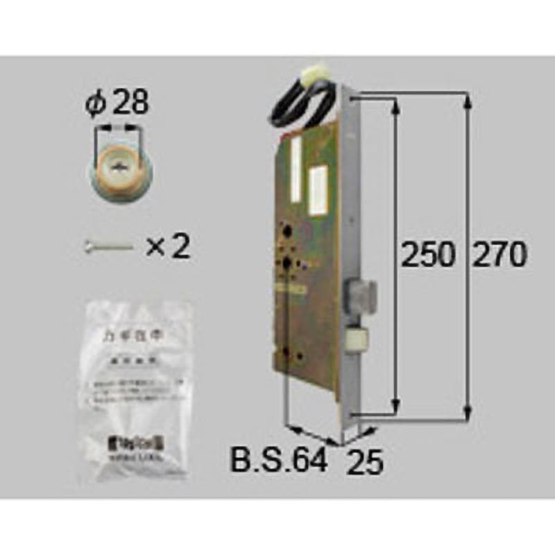 DCZZ0156 交換用シリンダー156用 TOSTEM(LIXIL) ゴールド色