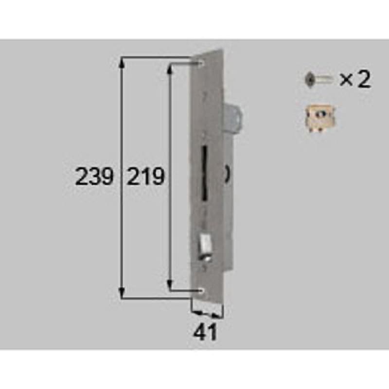 G8DL1729R 召合錠(外・PSシリンダー無) 新日軽(LIXIL) 1セット G8DL1729R