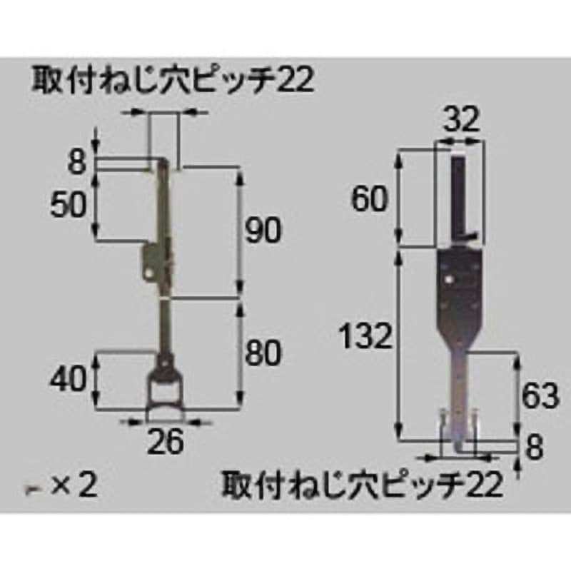 GAAZ01 雨戸錠(上下セット) 1セット LIXIL(トステム) 【通販サイト