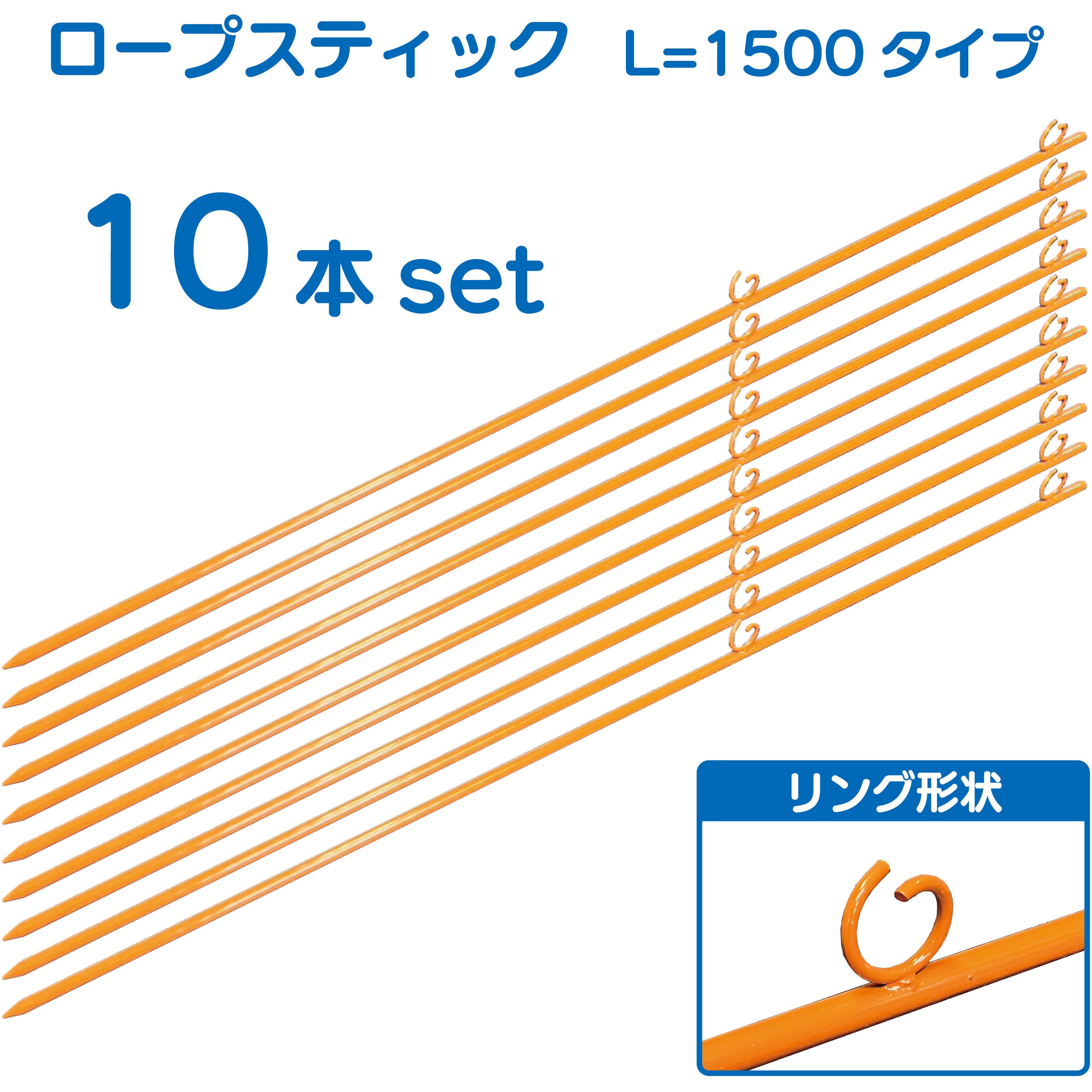 BRTP-2-10 ロープスティック 1セット(10本) ブラスト興業 【通販 
