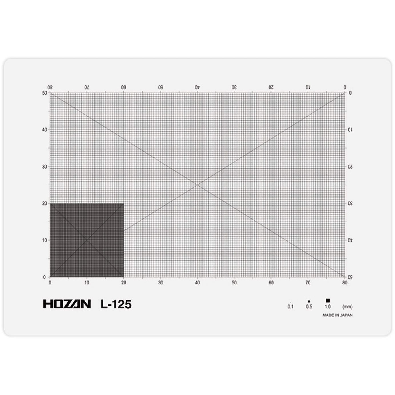L-125 スケールシート 1枚 ホーザン 【通販モノタロウ】