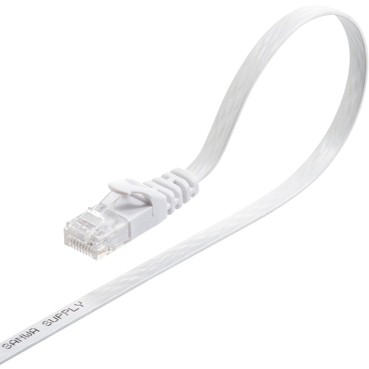 500-LAN6FL005W LANケーブル サンワダイレクト カテゴリーCat6