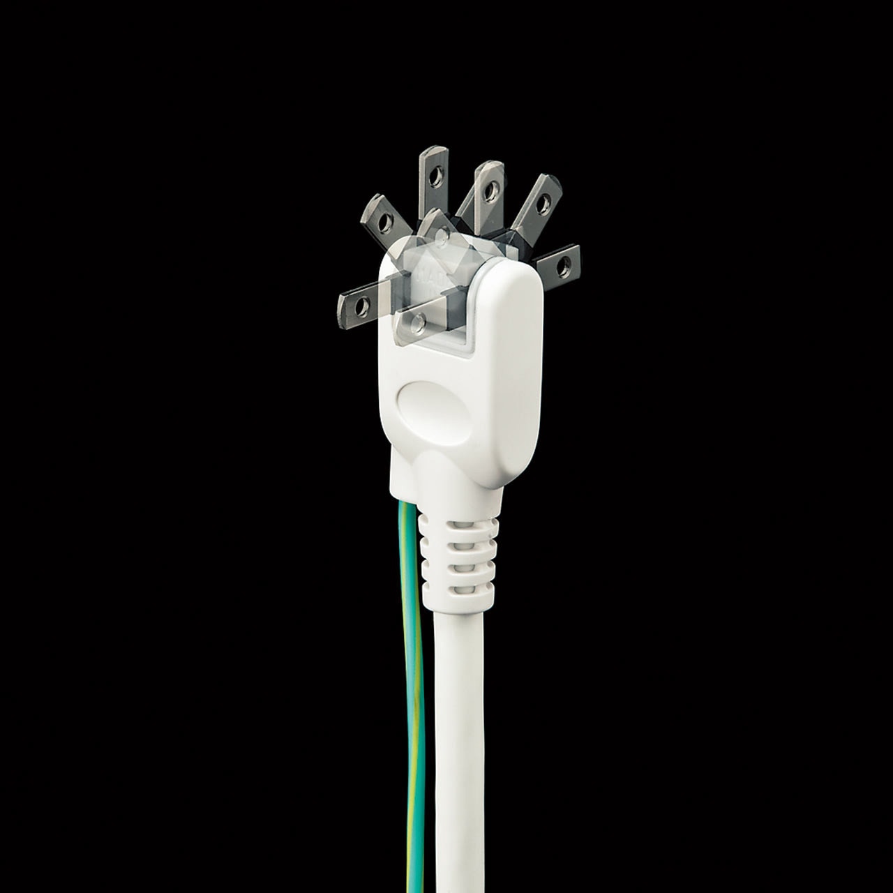 700-TAP036 電源タップ サンワダイレクト 一括集中スイッチ ホワイト色
