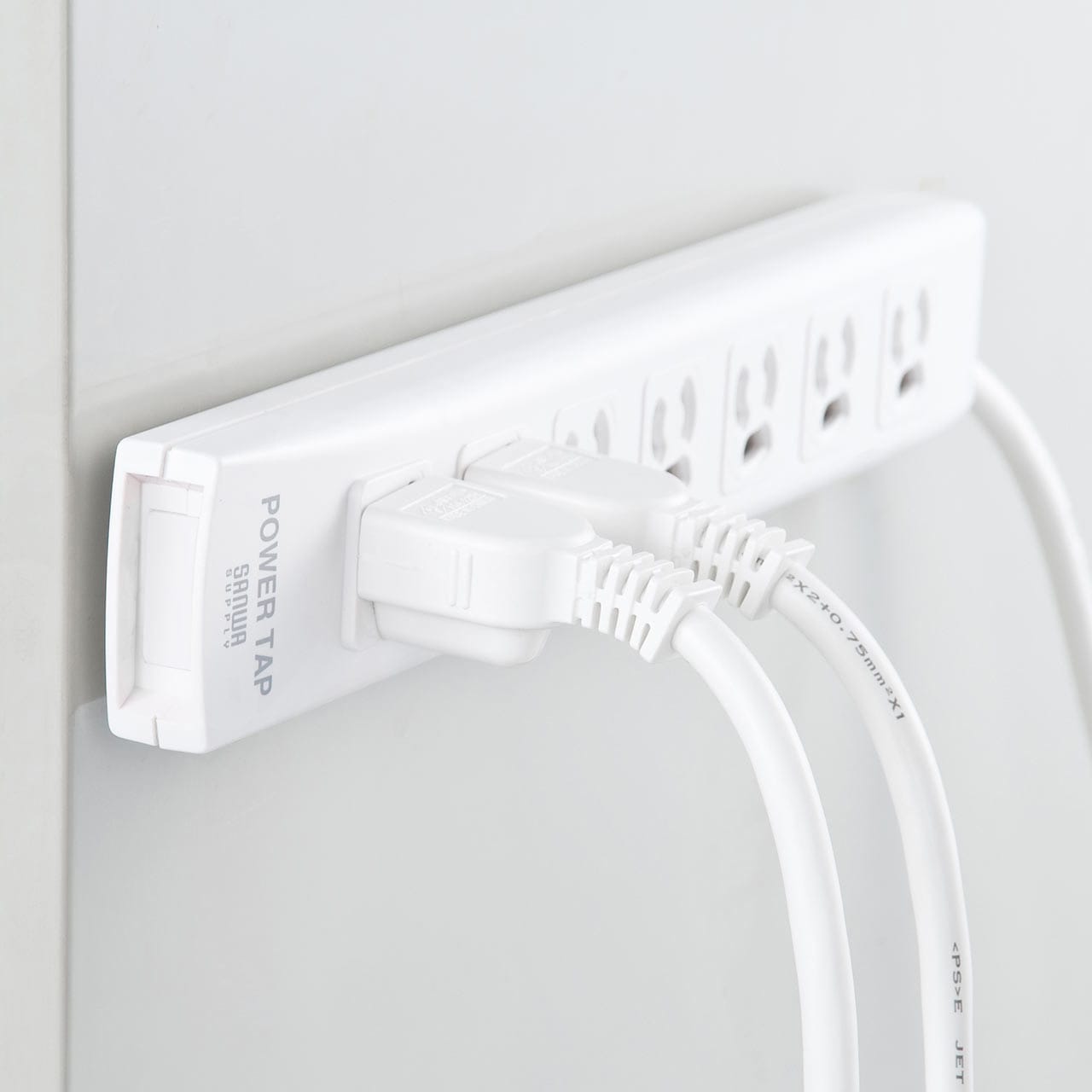 700-TAP039 電源タップ サンワダイレクト 7口 3P ○マグネット 電源