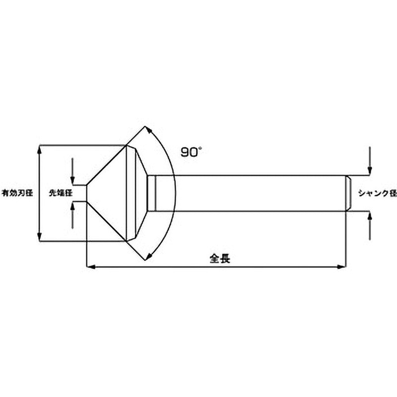 PROCHI PRC-C90250 カウンターシンク 90°25.0 HSS-CO プロチ PROCHI カウンターシンク 90°25.0 HSS-CO PRC-C90250 [A070904