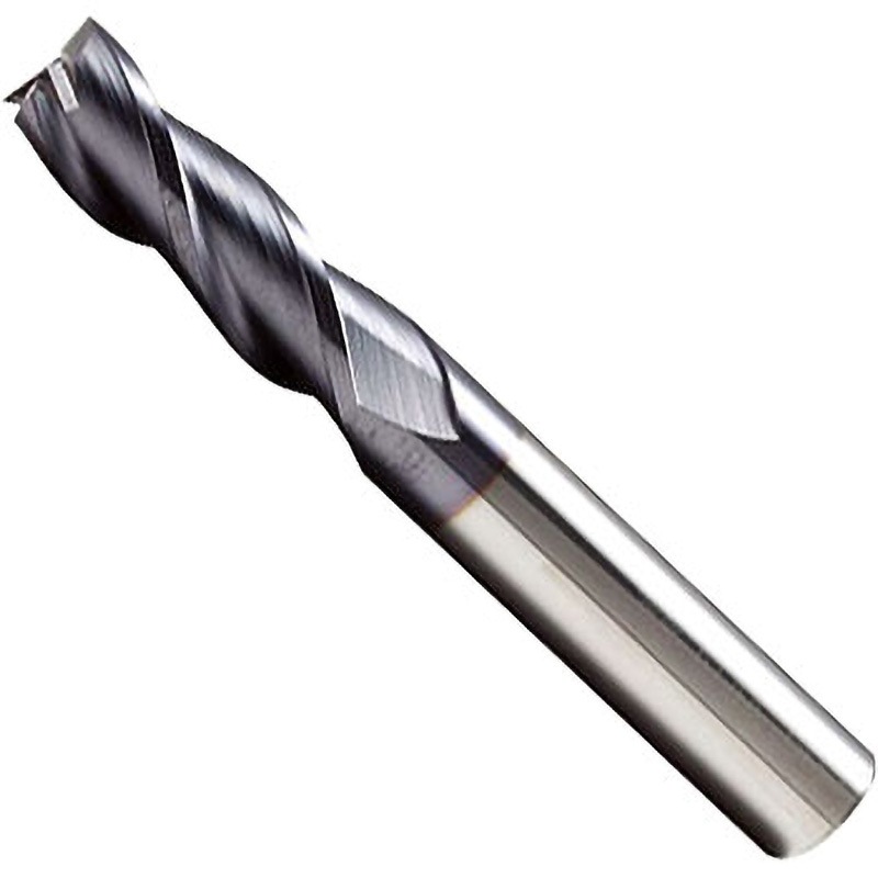 PRC-3FSE12 3枚刃 超硬スクエアエンドミル PROCHI(プロチ) TiAlN ねじれ角35° 刃径12mmシャンク径12mm刃長30mm  PRC-3FSE12