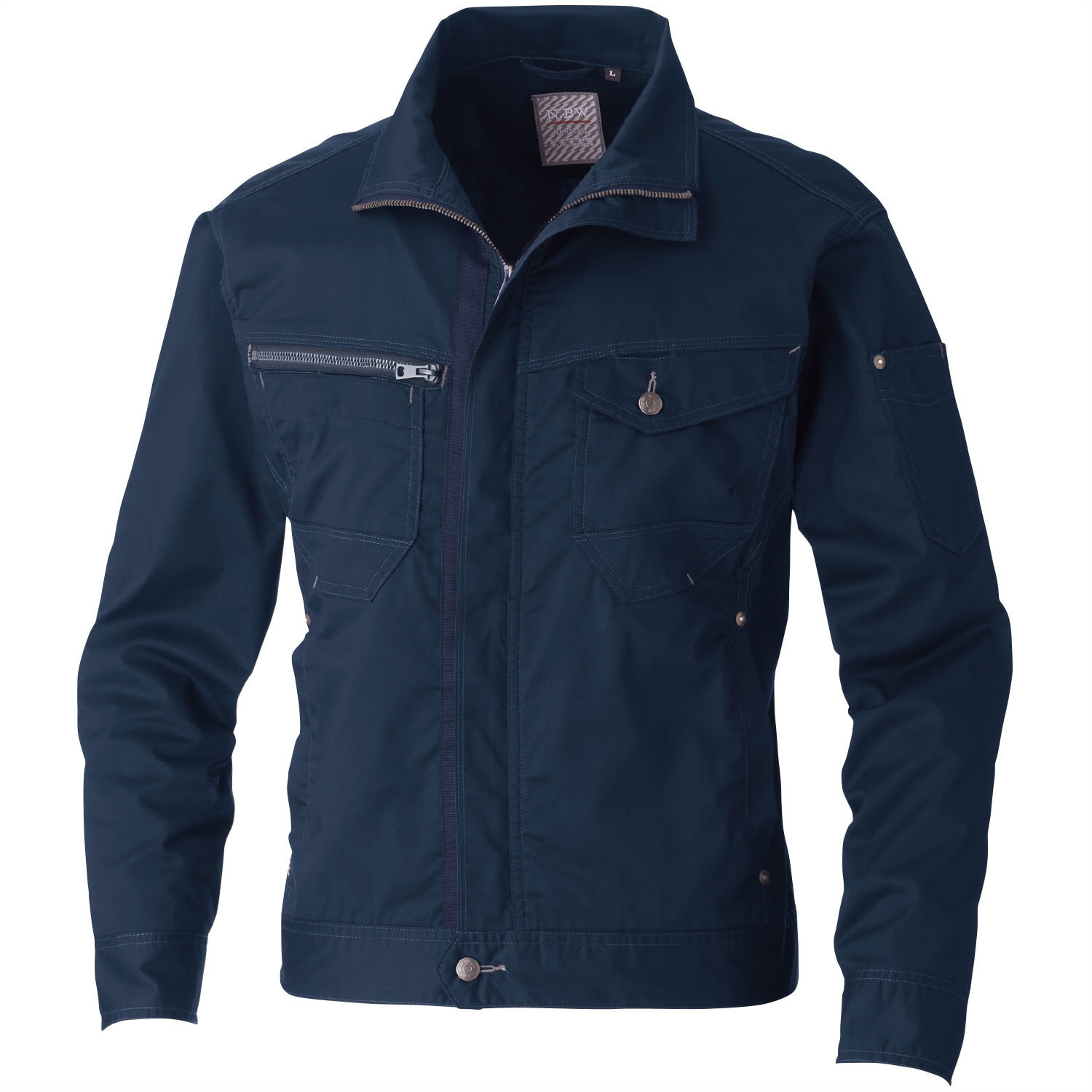 3088-00 3088-00 長袖ブルゾン 桑和 ネイビー色 6L