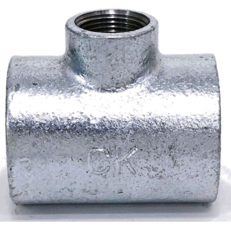 径違いチーズ11/2×11/2×3/4 径違いチーズ 可鍛鋳鉄製管継手 白