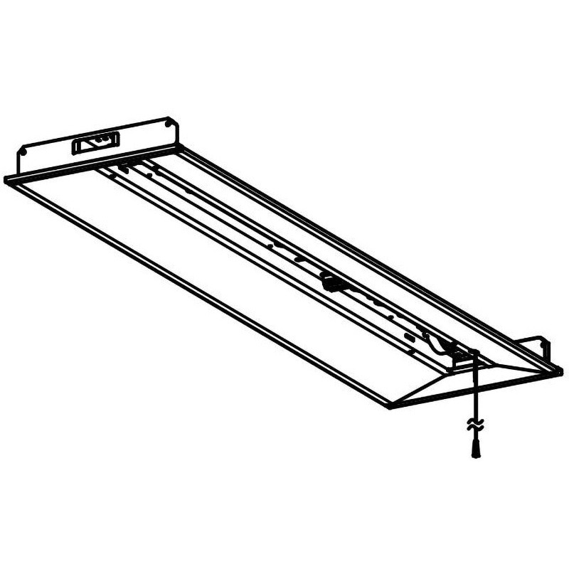 EL-LHB43001 LEDライトユニット形ベースライト 器具本体 埋込形 三菱電機 大きさ40形 下面開放タイプ 質量3kg 全長1274mm幅330mm  EL-LHB43001 4,912円