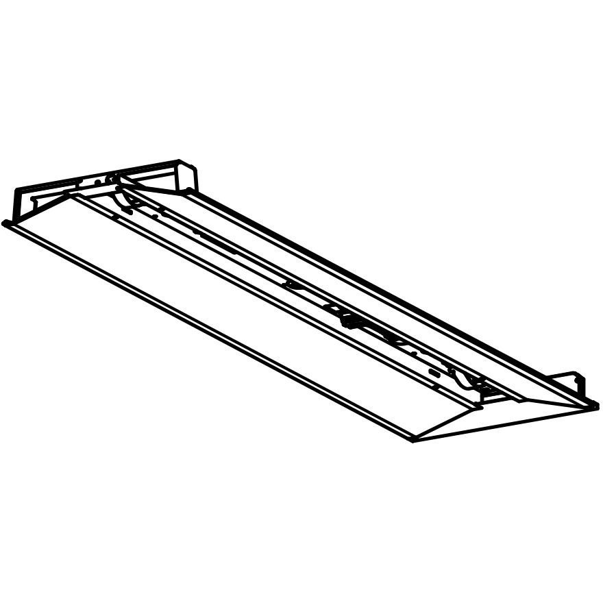 三菱 LEDベースライト器具本体 EL-LH-B43008 3台セット 未使用 EL-LH-B43008 LEDライトユニット形ベースライト 器具本体 連結用 三菱