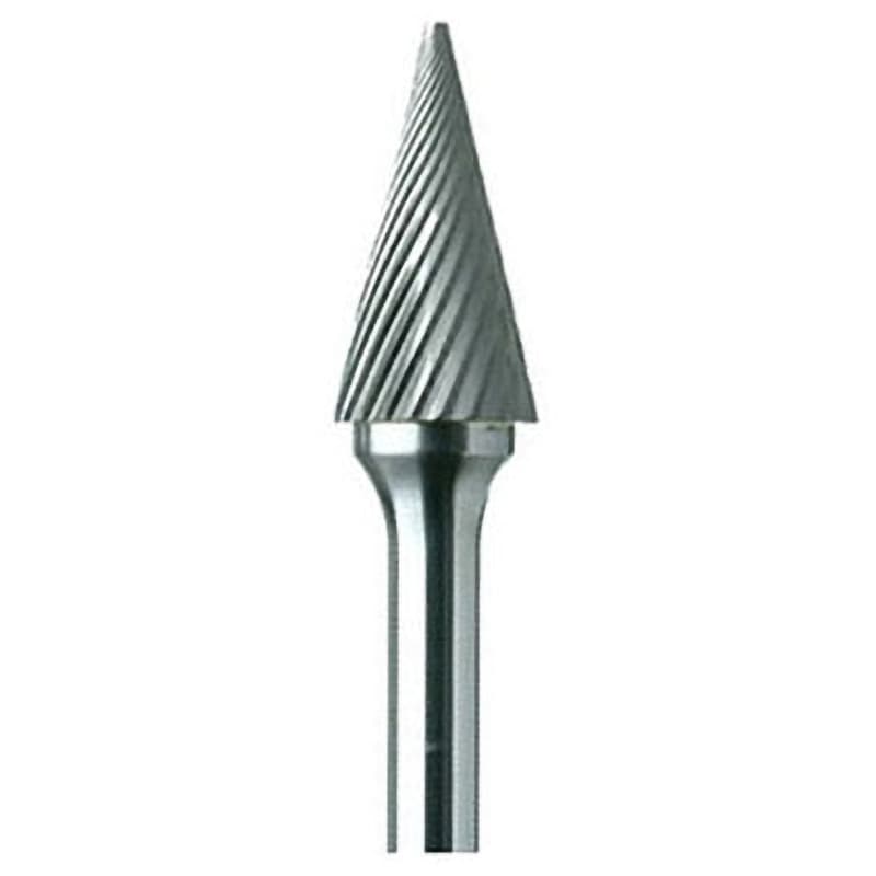 L-141S 超硬ロータリーバー タイプL(スパイラルカット) Axel シャンク径6mm刃径12.7mm L-141S