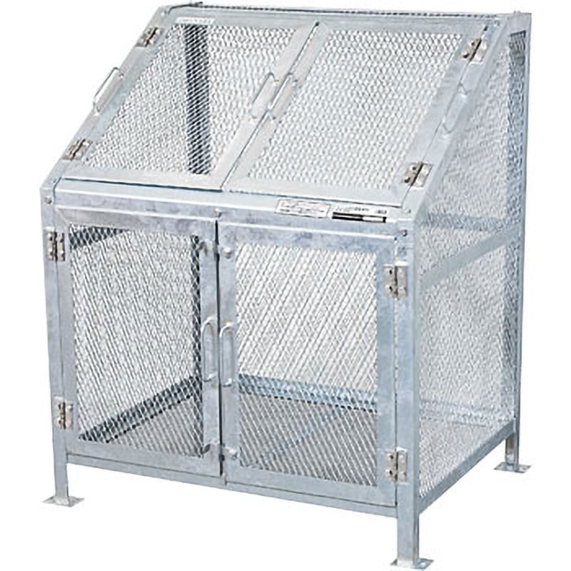 KDB-900N メッシュゴミ収集庫 お客様組立品 グリーンライフ 容量450L 集積保管庫   KDB-900N