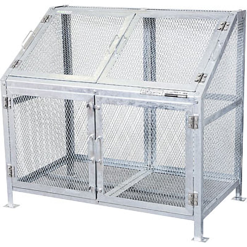 ゴミ籠 業務用 KDB-1200N メッシュゴミ収集庫 お客様組立品 グリーンライフ 容量600L