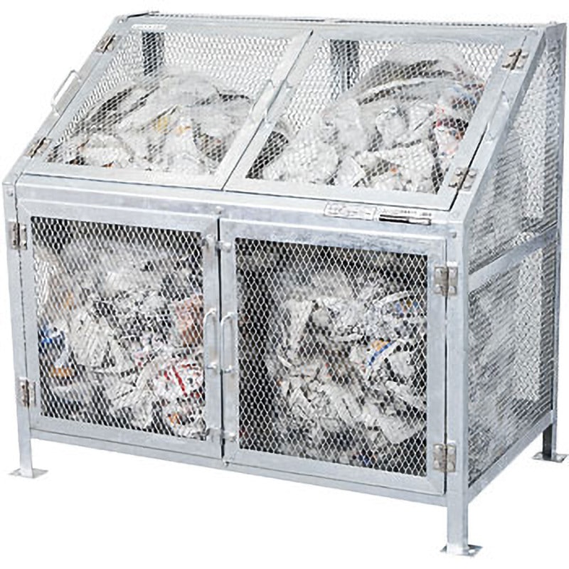 KDB-1200N メッシュゴミ収集庫 お客様組立品 グリーンライフ 容量600L