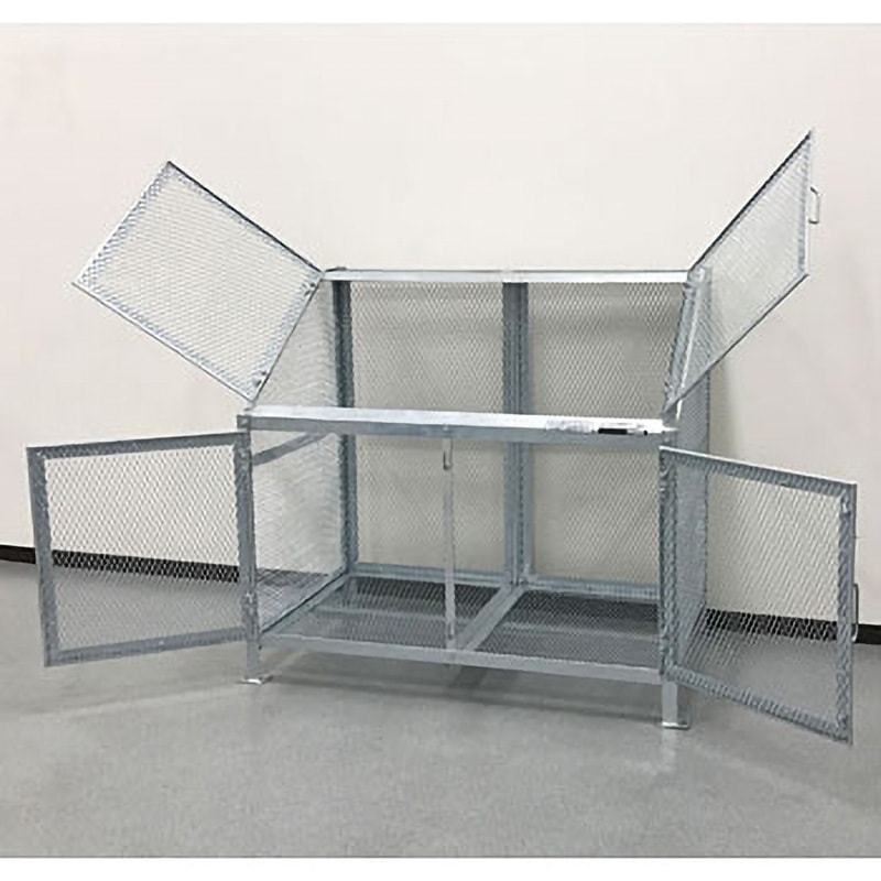 グリーンライフ メッシュゴミ収集庫 KDB-1200N 『ゴミ袋（45L）集積目安 13袋、世帯数目安 7世帯』 『ゴミ収集庫』『ダストボックス ゴミステーション 屋外』 グリーンライフ メッシュゴミ収集庫 KDB-1200N ダストボックス・ゴミ保管庫