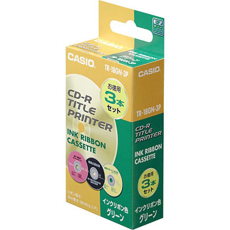 ディスクタイトルプリンター専用インクリボンカセット カシオ計算機 CD