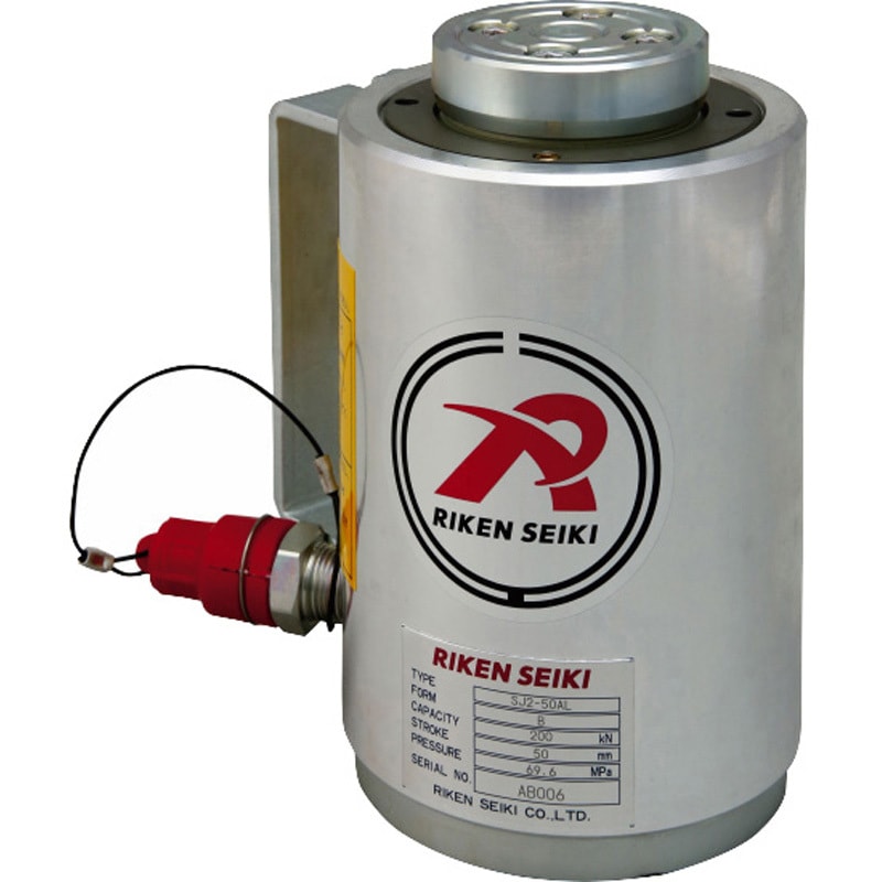 SJ1-100VC ジャッキアップ用シリンダ(70MPa) RIKEN(理研機器) 単動