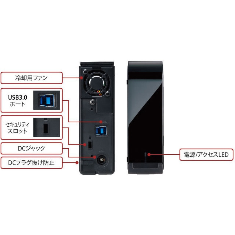 HD-LX1.0U3D ハードウェア暗号化機能搭載 USB3.0用 外用HDD HD