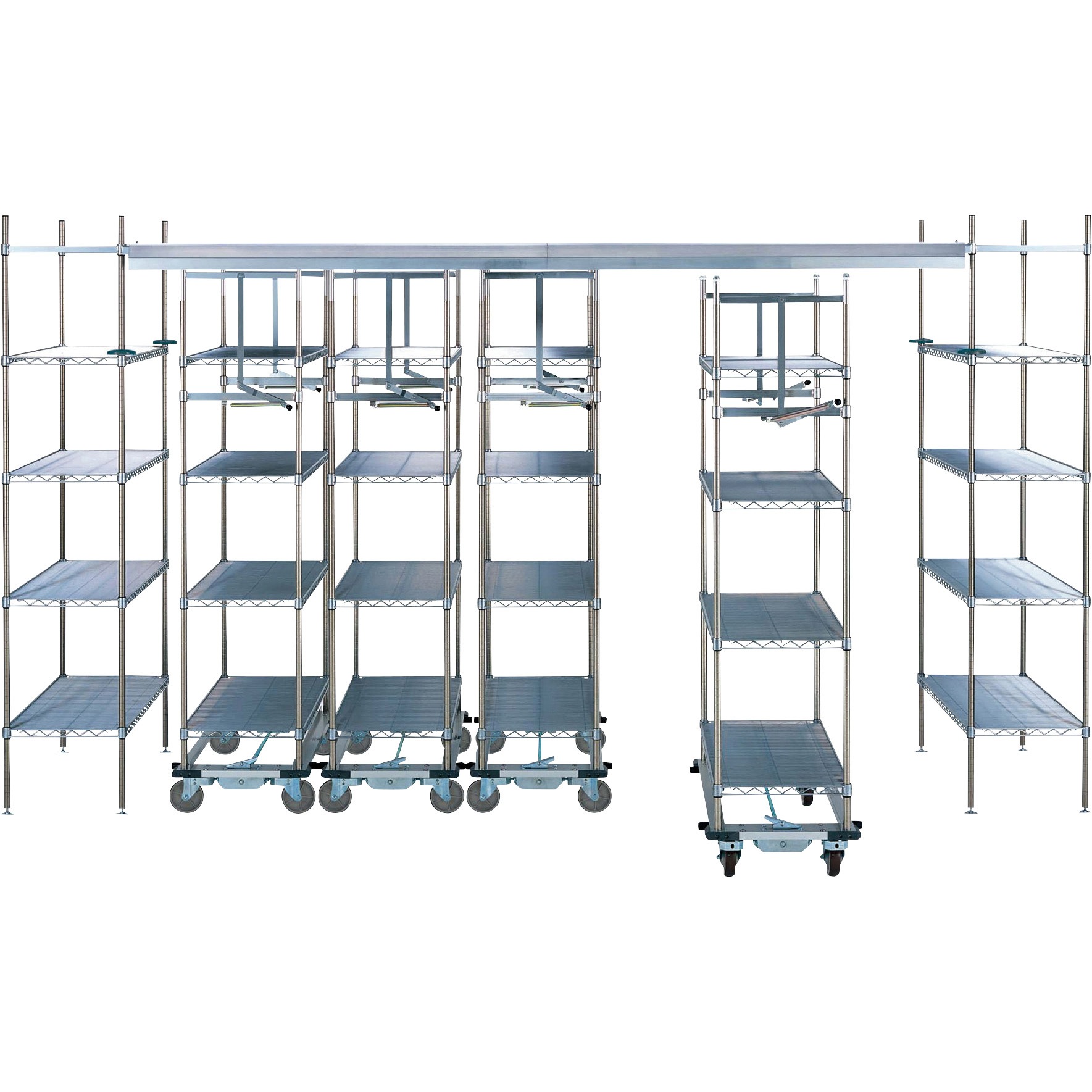 トップトラックモービルユニット スチール棚 ERECTA(エレクター) 本棚