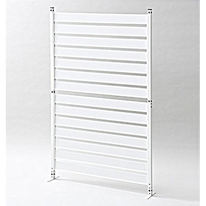 KABF-90H*(WH) フェンス 幅90/120cm 高さ79/149/180cm アルミ製