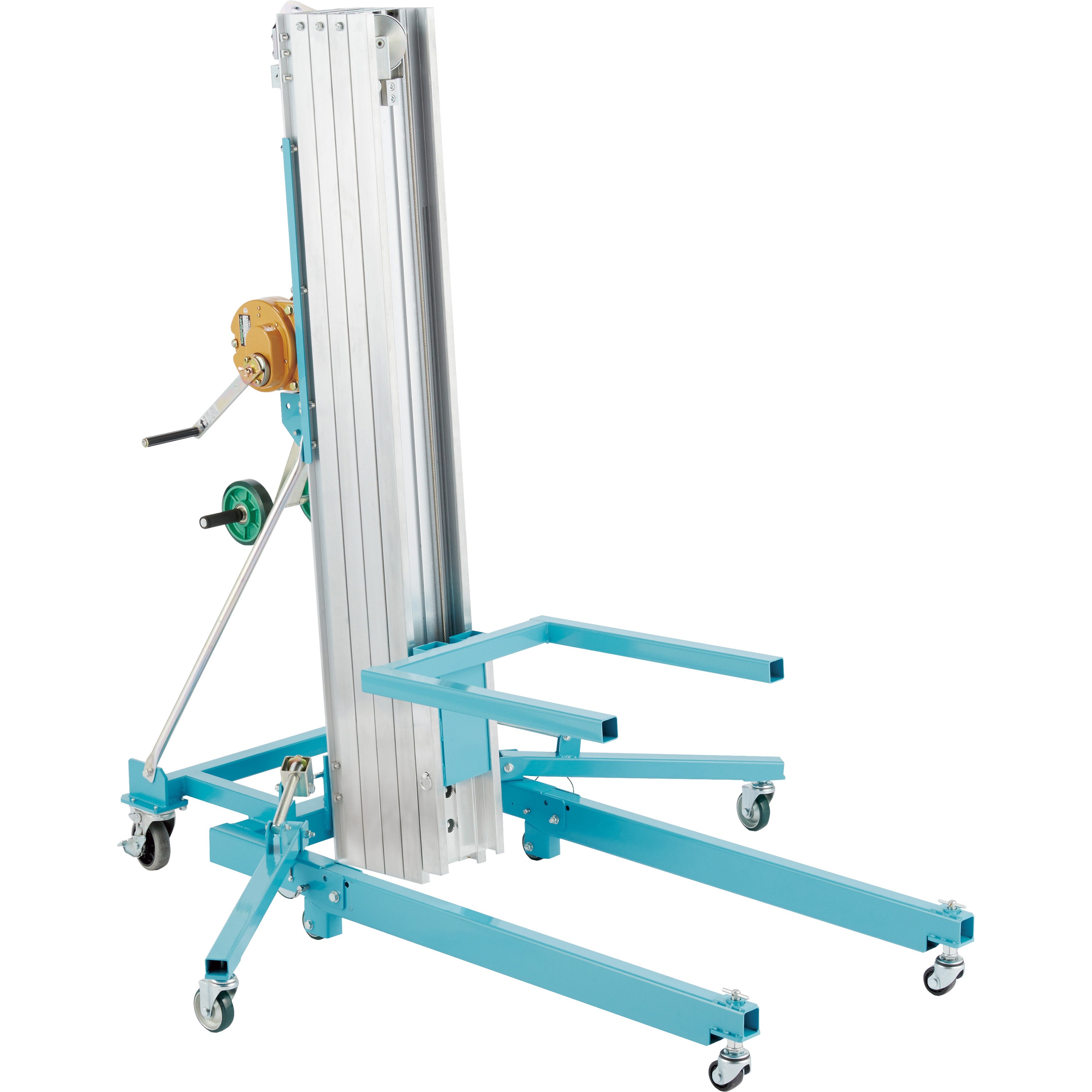 HLA-49W 可搬式荷物用昇降台 サポートリフトTASUKE HLA型 ピカコーポレイション 荷重300kg ストラドルベースタイプ フォーク高さ4940mm全高1990mm