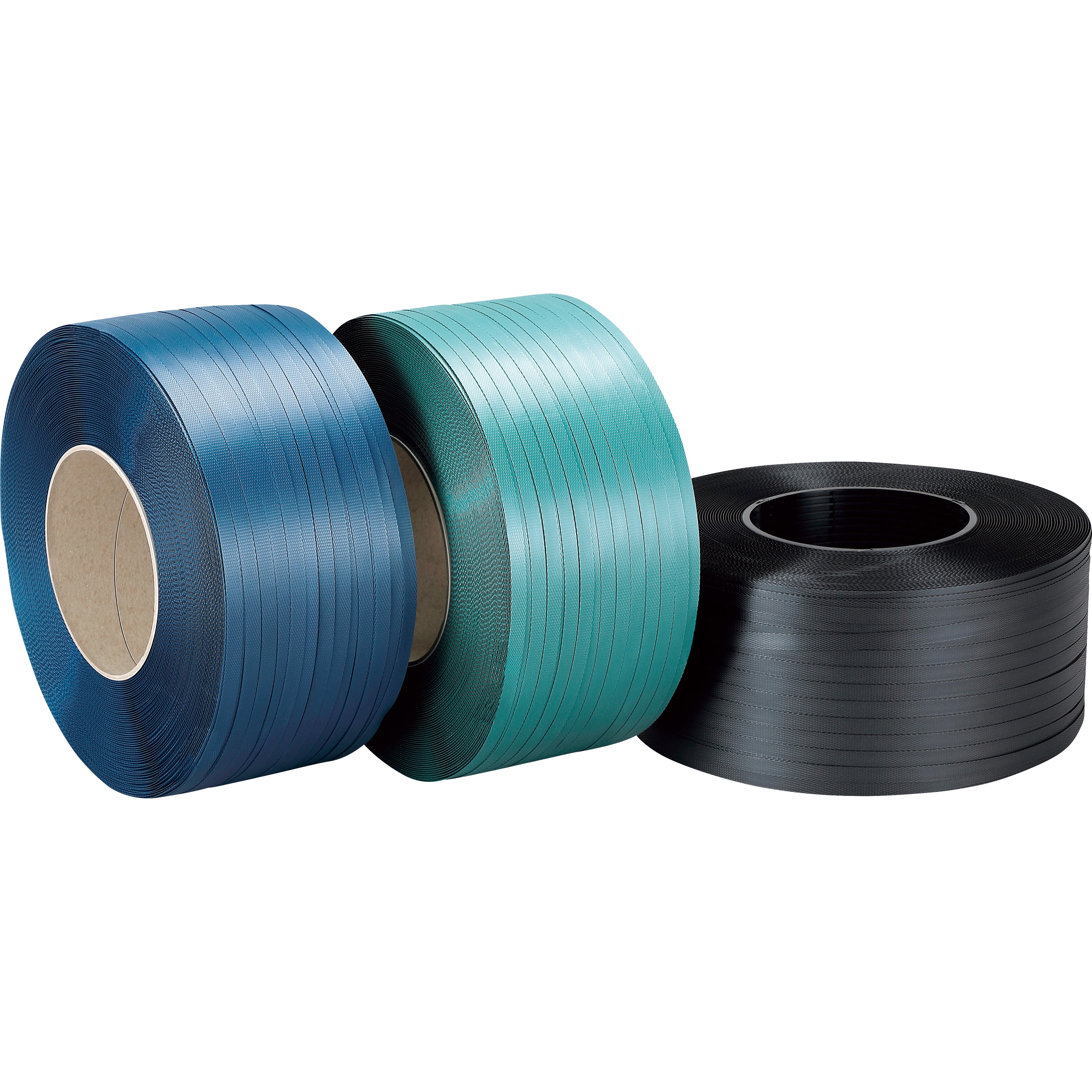 TRUSCO エコ自動梱包機用PPバンド 15.5mm×2500m 黒 TGPP-155E 1巻 トラスコ TRUSCO 自動梱包器用PPバンド幅15.5mmX長さ2500m 黄 GPP-155