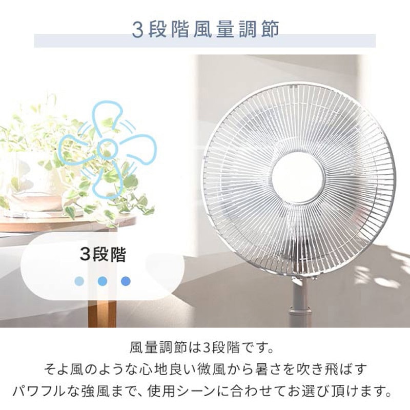 5071 2個セット リモコンリビング扇風機　　風量3段階　入切タイマー YLR-AG30E(IG) 扇風機 左右首振り 風量3段階 切タイマー リモコン付き