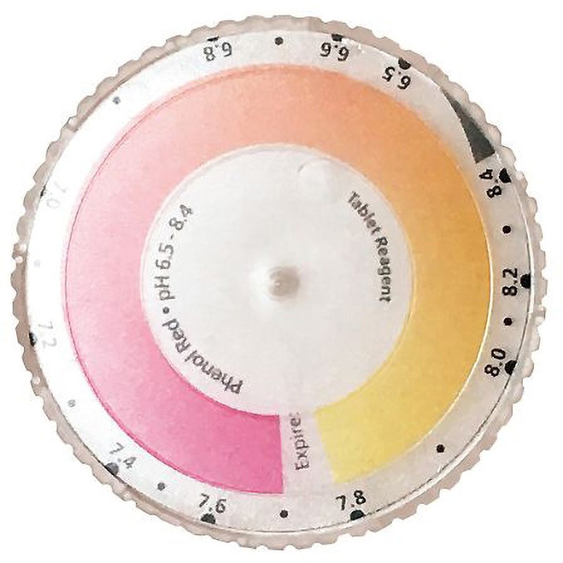遊離残留塩素測定器用オプション フェノールレッド用ディスク 比色板 1枚 アサヒ商会 【通販モノタロウ】