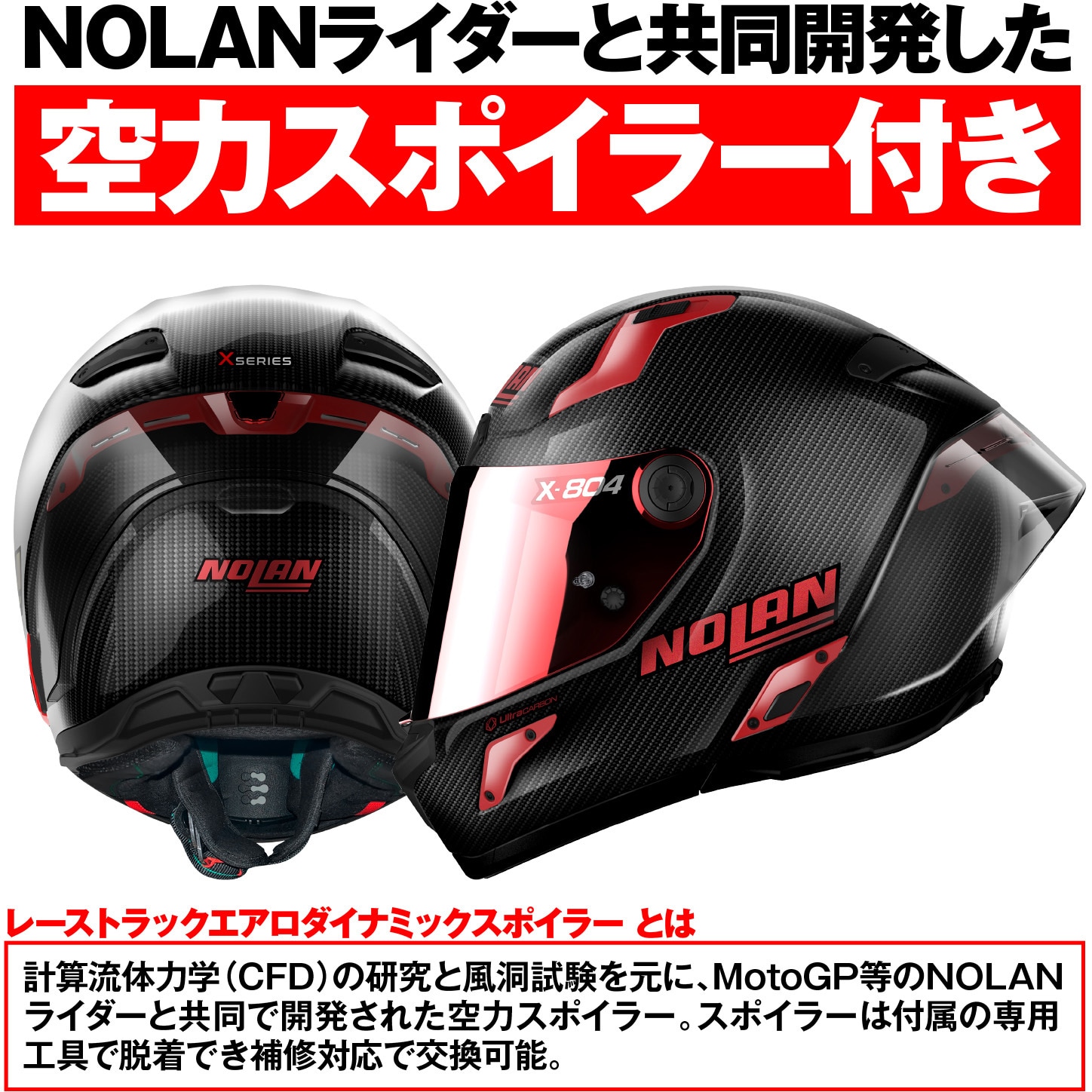 NOLANのフルフェイスヘルメット「NOLAN N87」にストーナーと